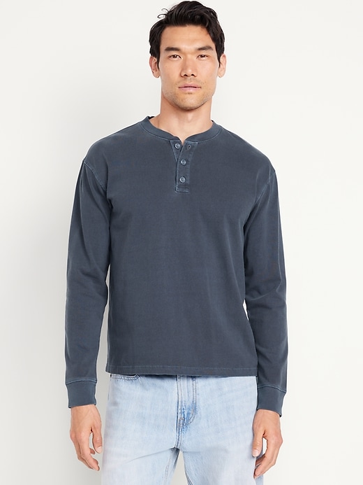 Image number 1 showing, Heavyweight Henley T-Shirt