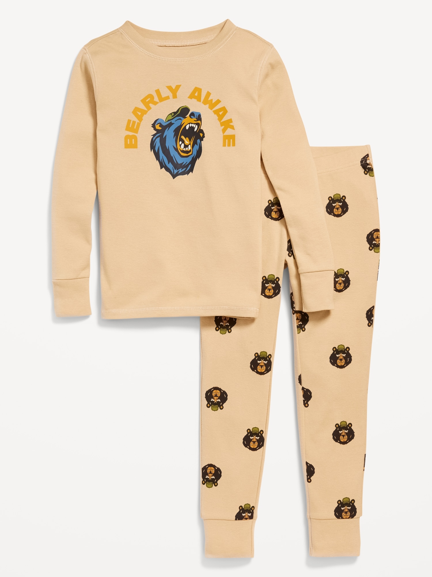 Gender-Neutral Graphic nug-Fit Pajama et for Kids