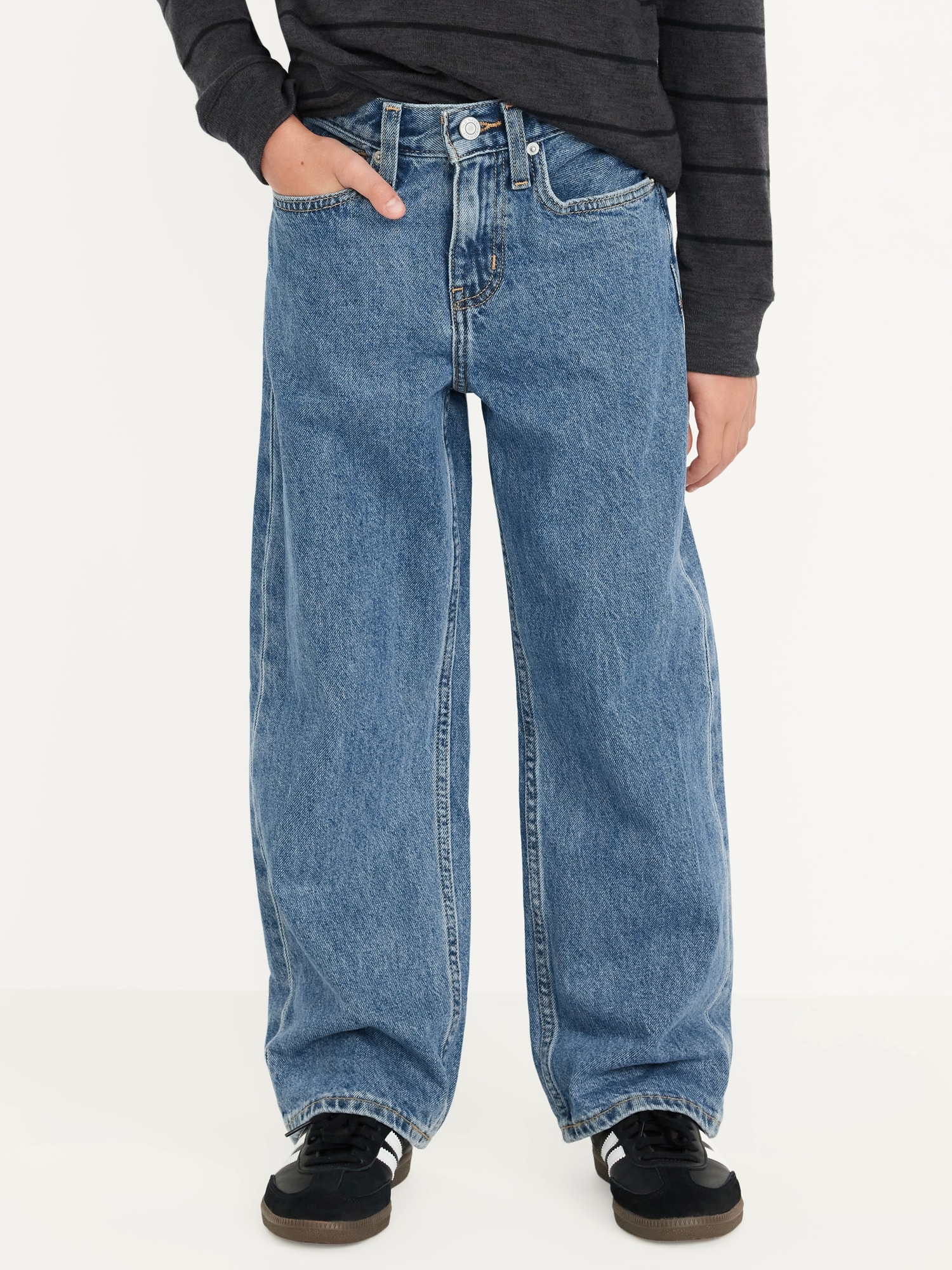 Original Baggy Non-Stretch Jeans for Boys