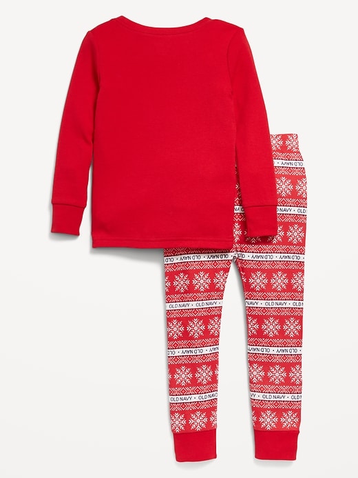 Image number 3 showing, Unisex Snug-Fit Printed Pajama Set for Toddler & Baby