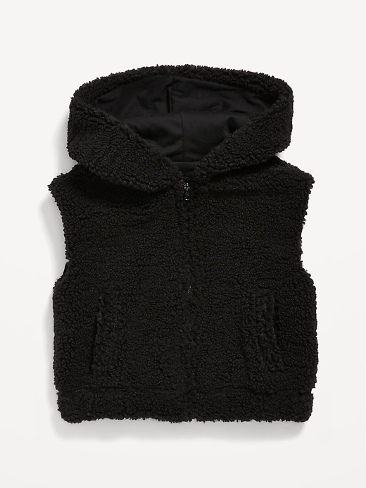 View large product image 1 of 1. Hooded Sherpa Vest for Girls