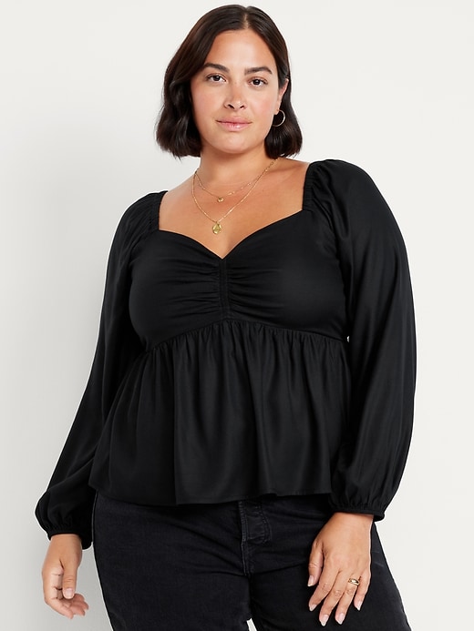 Image number 7 showing, Shirred Crepe Top