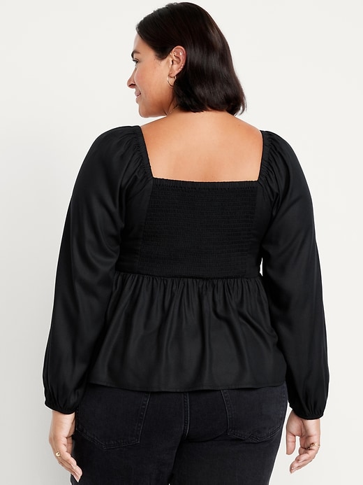 Image number 8 showing, Shirred Crepe Top