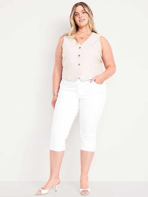 Image number 6 showing, Mid-Rise Wow Capri Jeans