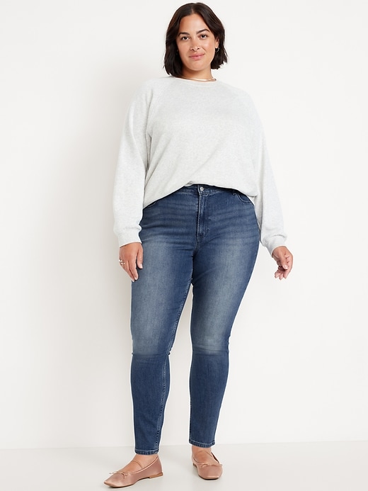 Image number 7 showing, High-Waisted Wow Super-Skinny Jeans