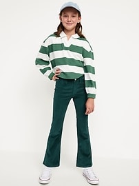 View large product image 3 of 4. High-Waisted Corduroy Flare Jeans for Girls