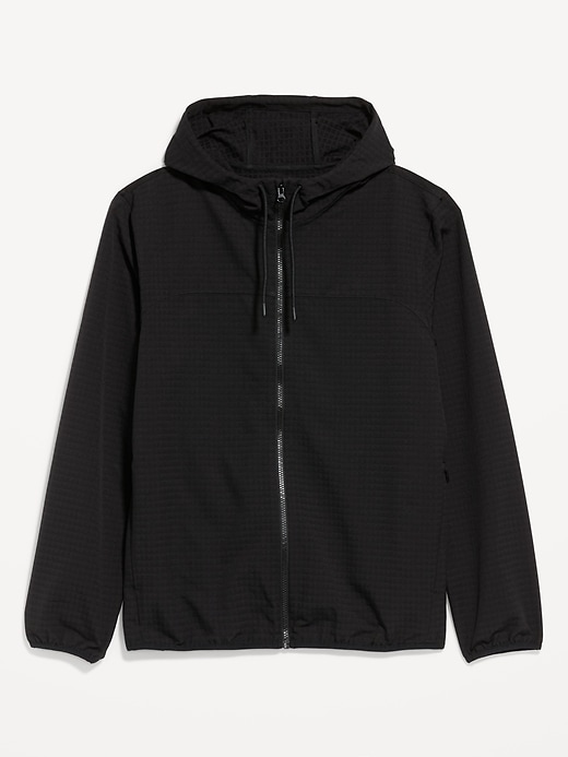 Image number 7 showing, Textured Zip Performance Hoodie