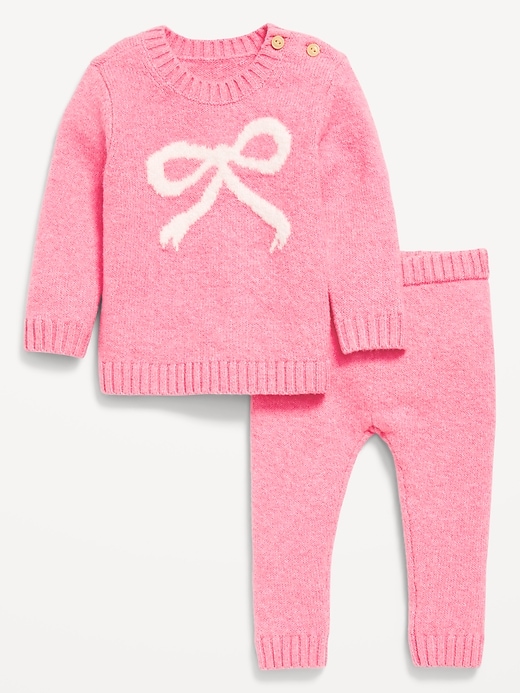 View large product image 1 of 3. SoSoft Crew-Neck Graphic Sweater and Pants Set for Baby