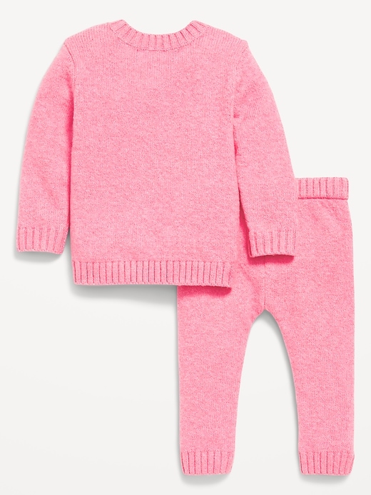 View large product image 2 of 3. SoSoft Crew-Neck Graphic Sweater and Pants Set for Baby