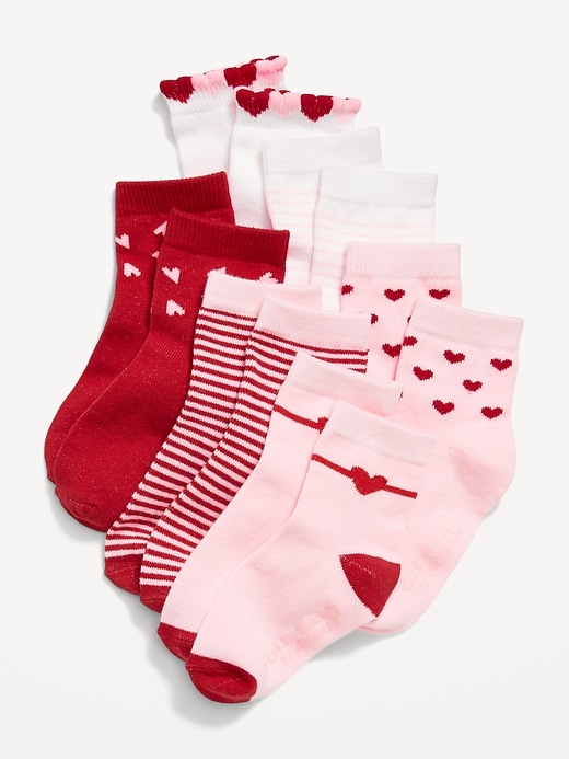 View large product image 1 of 1. Soft-Knit Crew Socks 6-Pack for Toddler &amp;amp; Baby