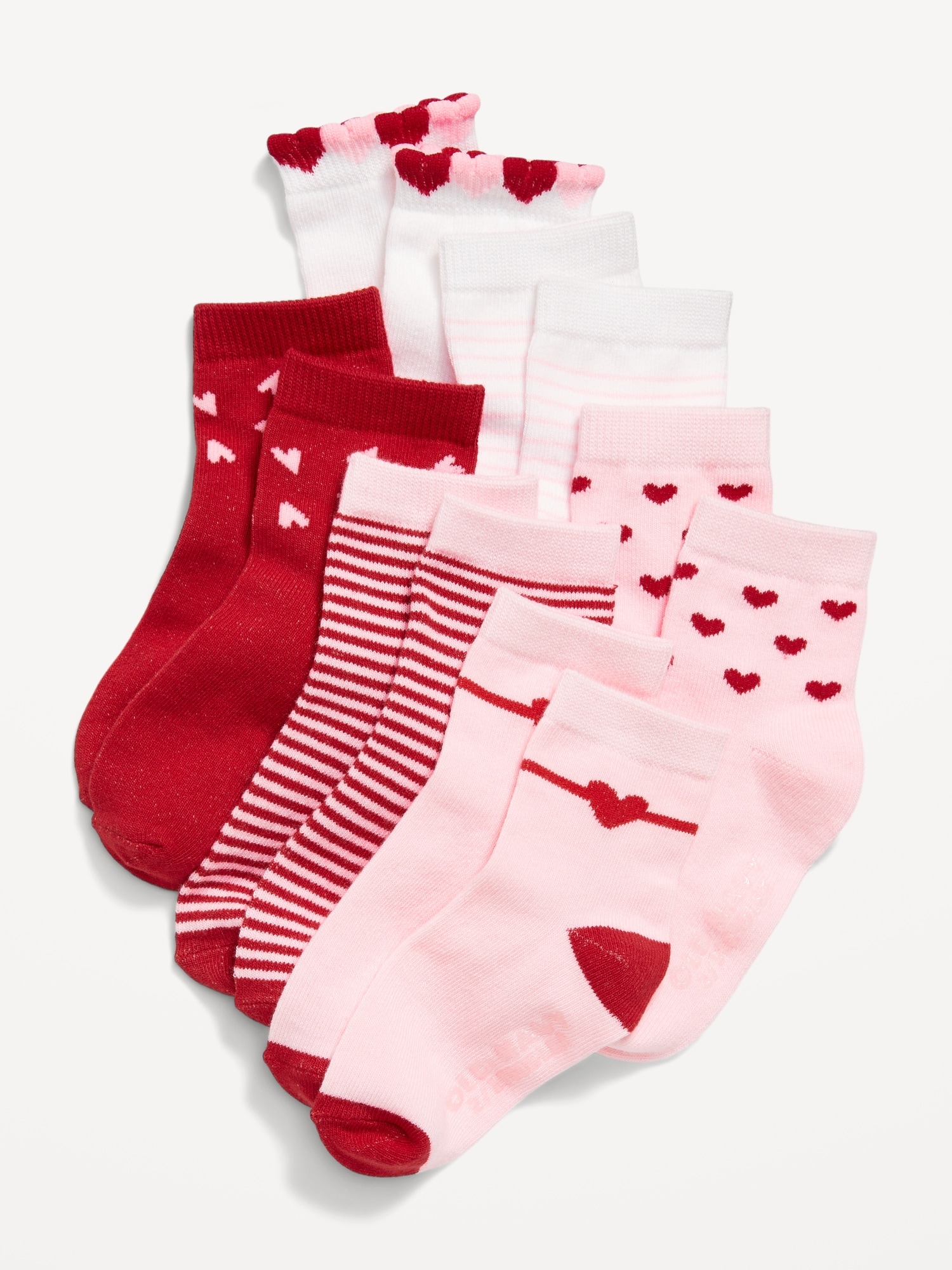 Soft-Knit Crew Socks 6-Pack for Toddler &amp; Baby