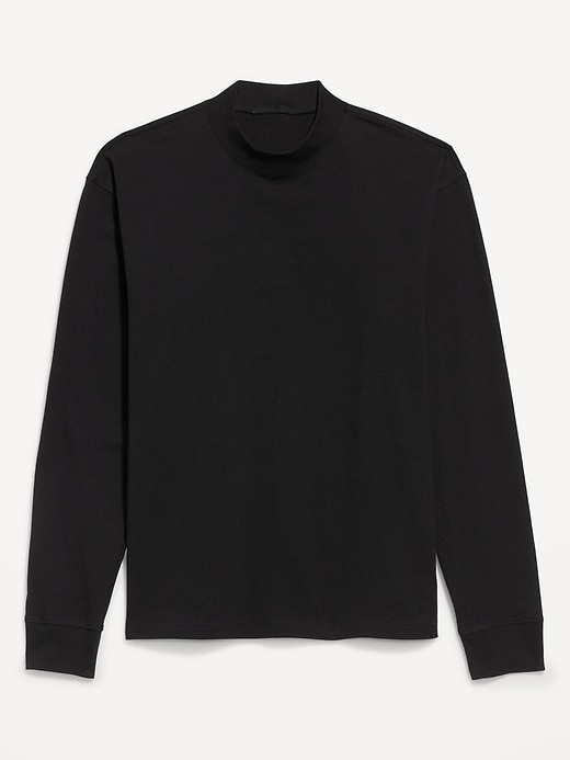 Image number 3 showing, Heavyweight Mock-Neck T-Shirt