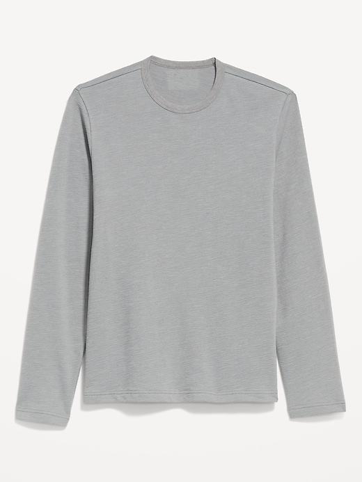 Image number 8 showing, Long-Sleeve Textured T-Shirt