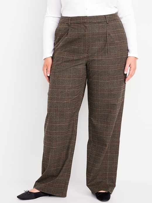 Image number 6 showing, Extra High-Waisted Taylor Wide-Leg Trouser Pants