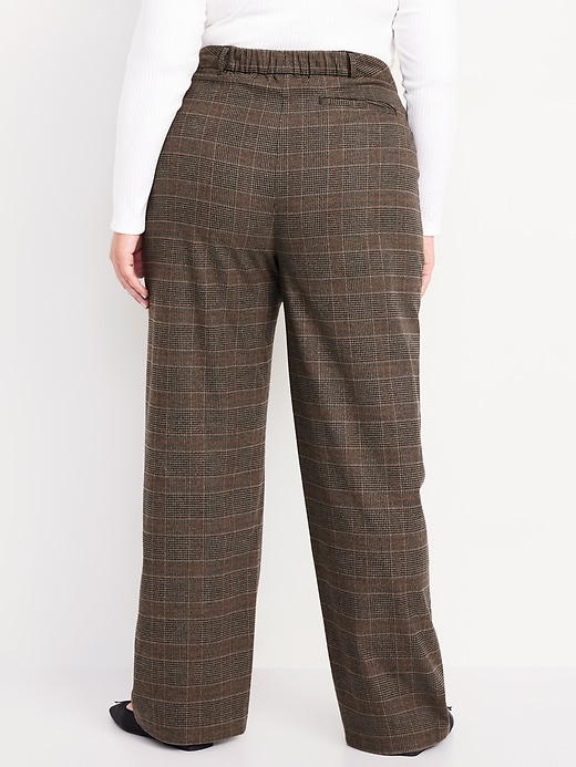 Image number 7 showing, Extra High-Waisted Taylor Wide-Leg Trouser Pants