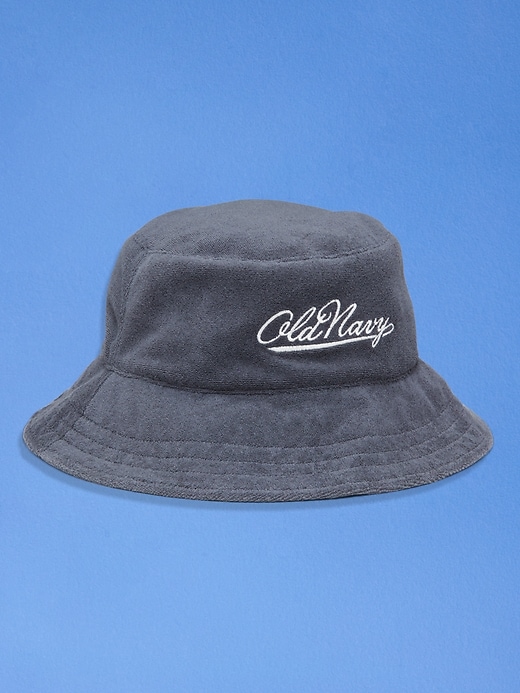 Image number 3 showing, '94 Logo-Graphic Terry Gender-Neutral Bucket Hat for Kids