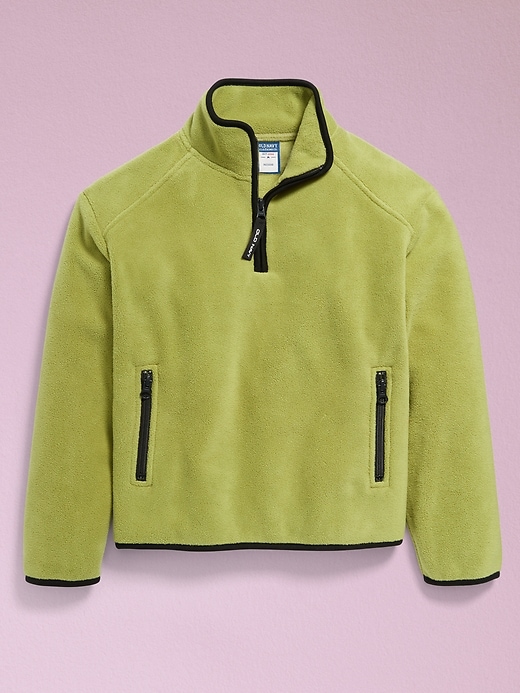 Image number 5 showing, '94 Gender-Neutral Half-Zip Sweatshirt for Kids