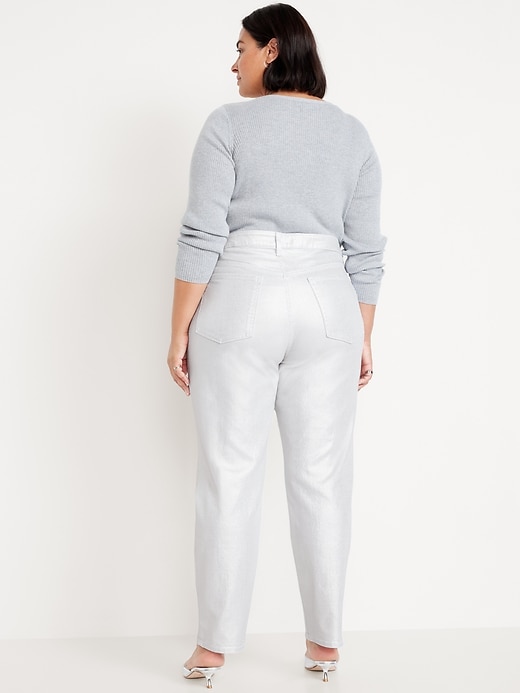 Image number 8 showing, High-Waisted Silver Shine OG Loose Jeans