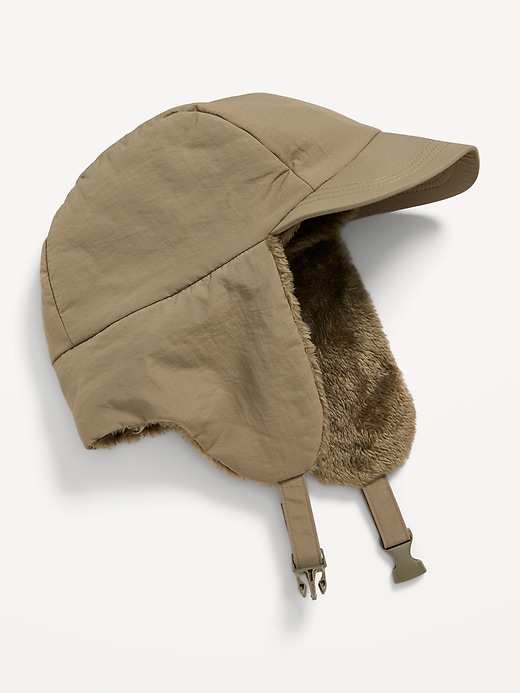 View large product image 1 of 1. Sherpa-Lined Trapper Hat