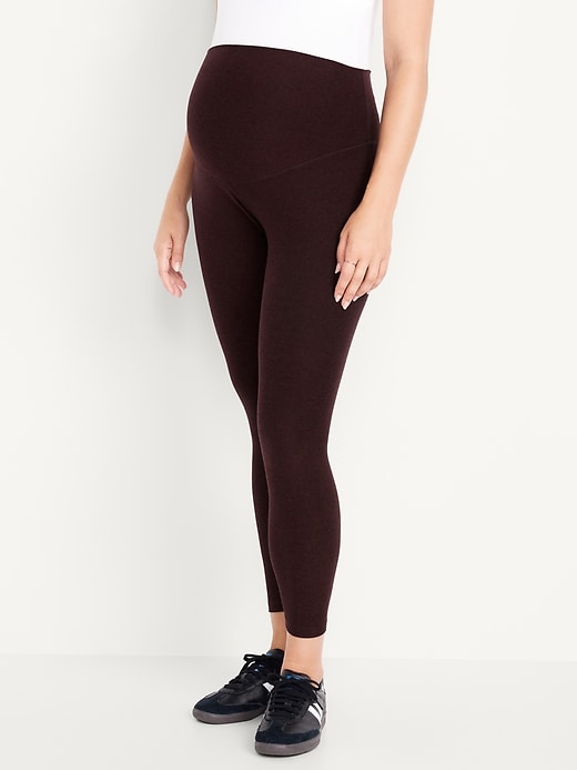 Image number 1 showing, Maternity Full-Panel CloudComfy 7/8 Leggings