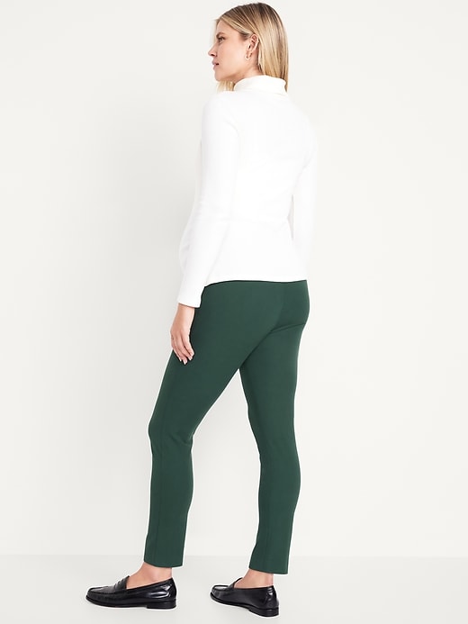 Image number 3 showing, Maternity Full-Panel Pixie Ankle Pants