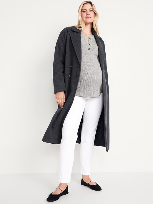 Image number 7 showing, Maternity Waffle Henley