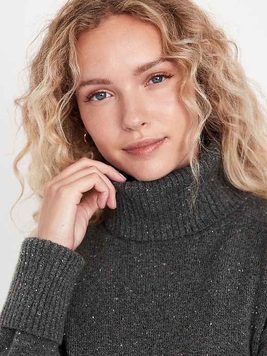 Image number 5 showing, SoSoft Turtleneck Tunic Sweater