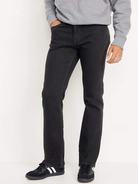 Boot-Cut Built-In Flex Jeans - Black Rinse