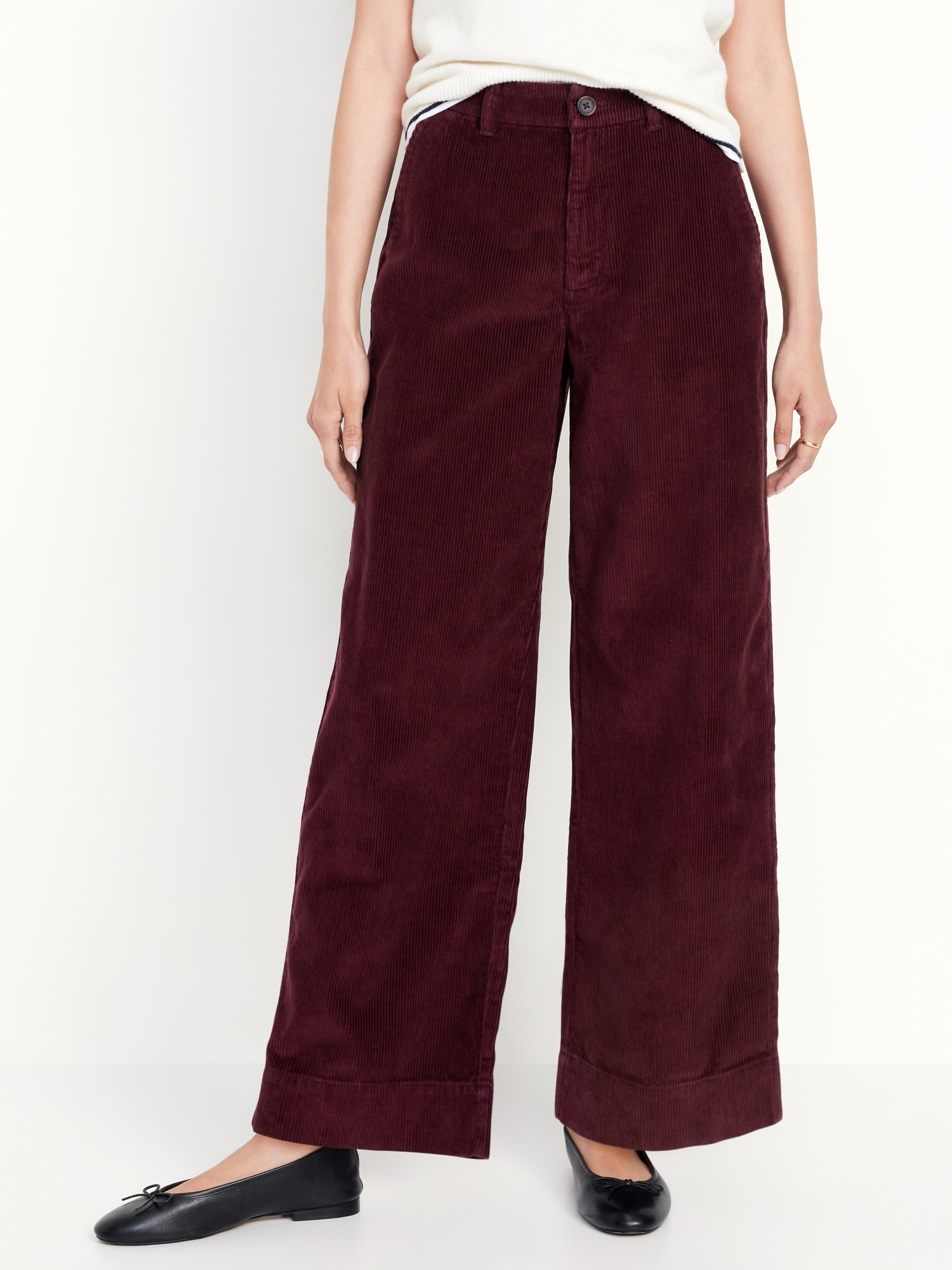 High-Waisted Corduroy Wide-Leg Pants | Old Navy