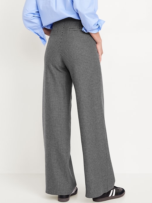 Image number 7 showing, High-Waisted Pull-On Pixie Wide-Leg Pants