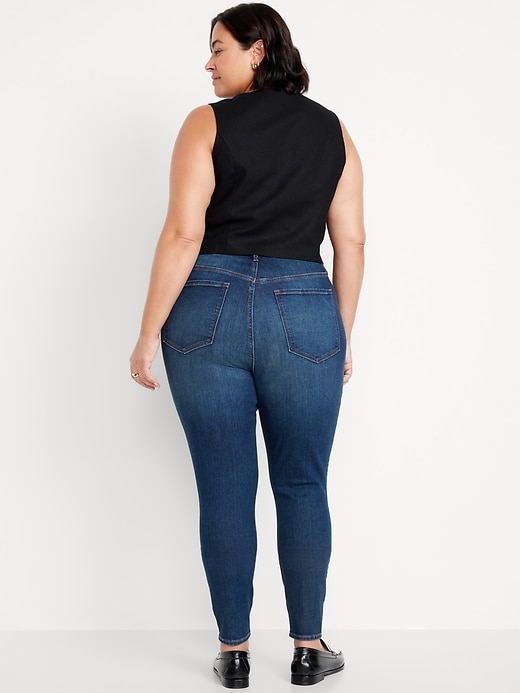 Image number 7 showing, Extra High-Waisted Rockstar 360° Stretch Super-Skinny Jeans