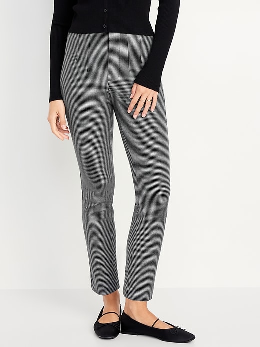 Image number 1 showing, Extra High-Waisted Polished Pixie Skinny Pants