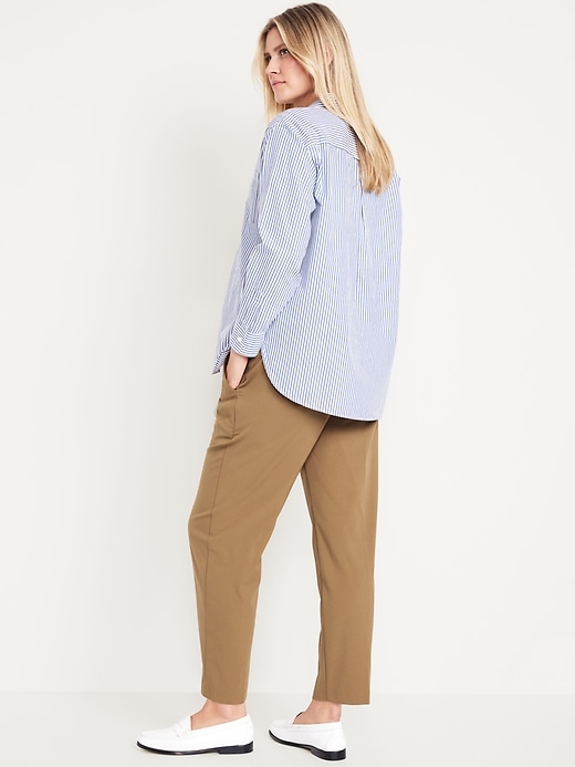 Image number 3 showing, Maternity Rollover-Waist Billie Trouser