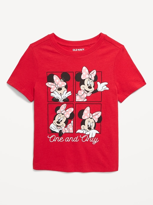 View large product image 1 of 2. Disney© Minnie Mouse T-Shirt for Toddler Girls