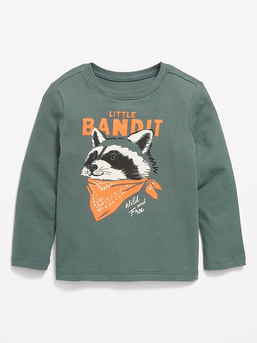 View large product image 1 of 1. Unisex Long-Sleeve Graphic T-Shirt for Toddler