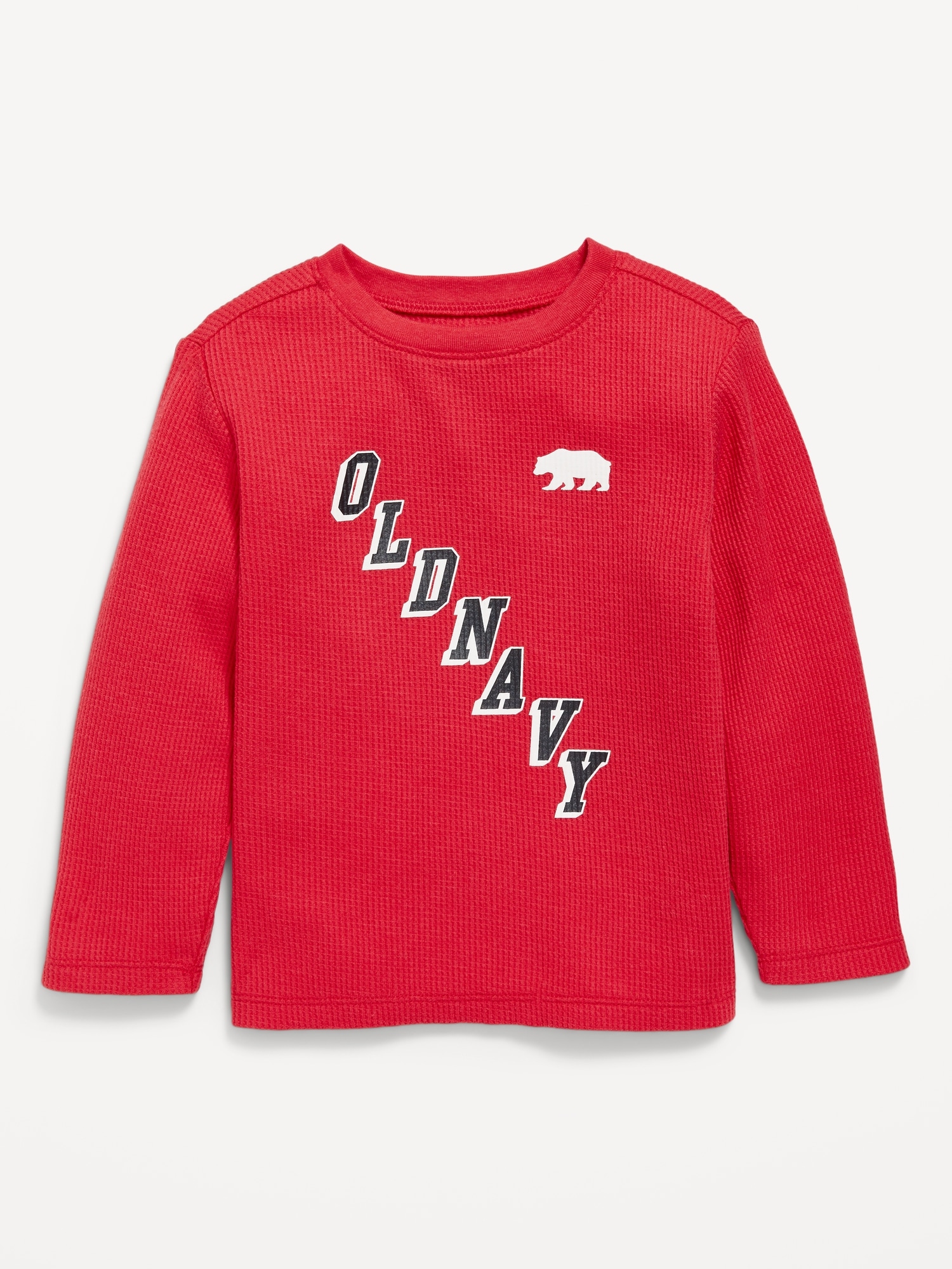 Logo-Graphic Thermal-Knit T-Shirt for Toddler Boys