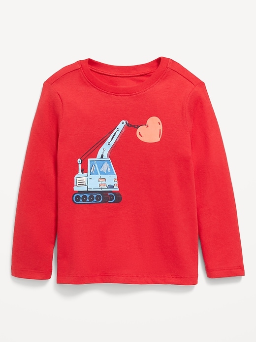 View large product image 1 of 1. Unisex Long-Sleeve Graphic T-Shirt for Toddler