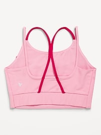 View large product image 4 of 5. PowerSoft Strappy Longline Sports Bra for Girls