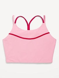 View large product image 3 of 5. PowerSoft Strappy Longline Sports Bra for Girls