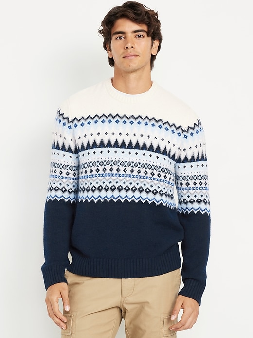 Image number 1 showing, SoSoft Fair Isle Sweater