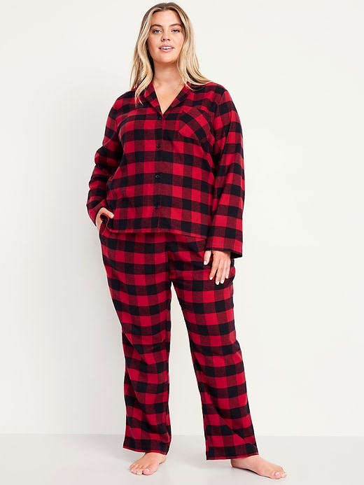 Image number 7 showing, Flannel Pajama Set for Women