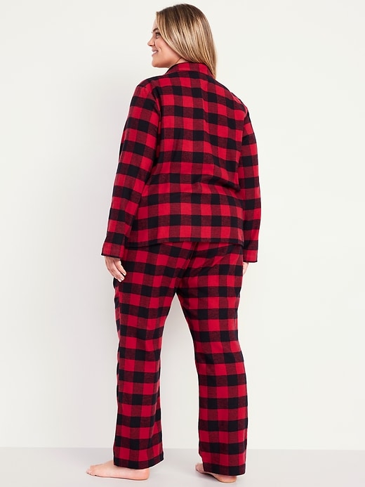 Image number 8 showing, Flannel Pajama Set for Women