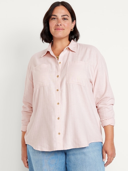 Image number 7 showing, Flannel Button-Down Boyfriend Tunic