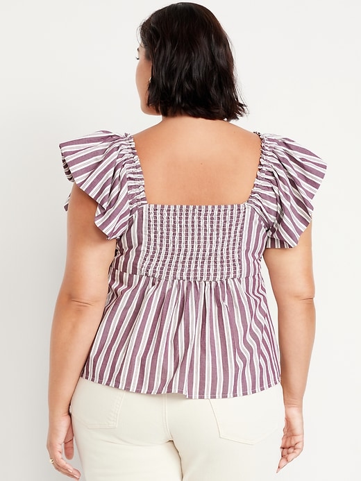 Image number 8 showing, Flutter-Sleeve Top