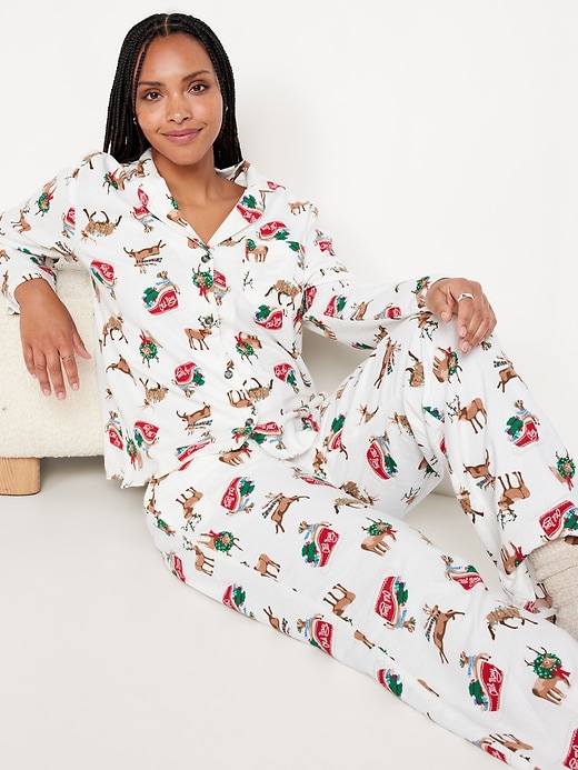 Image number 3 showing, Flannel Pajama Set