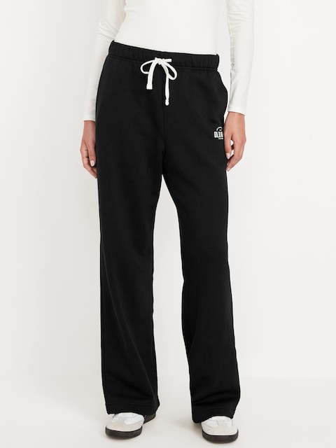 Extra High-Waisted Vintage Logo Sweatpants - Black Jack