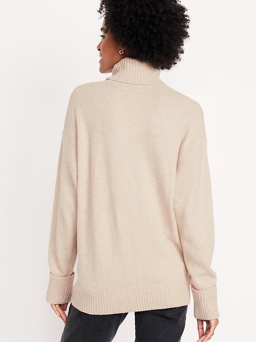 Image number 2 showing, SoSoft Turtleneck Tunic Sweater