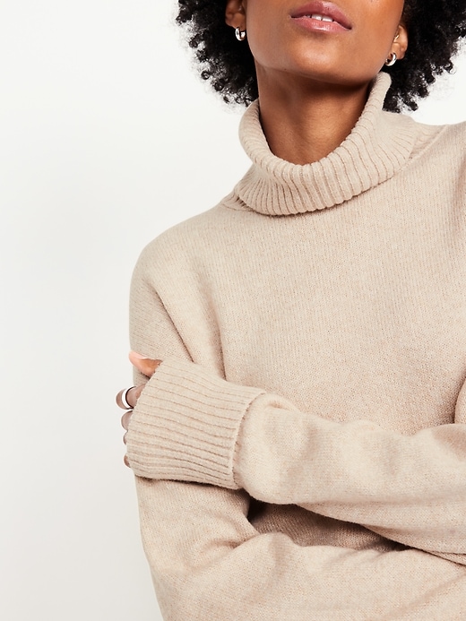 Image number 5 showing, SoSoft Turtleneck Tunic Sweater