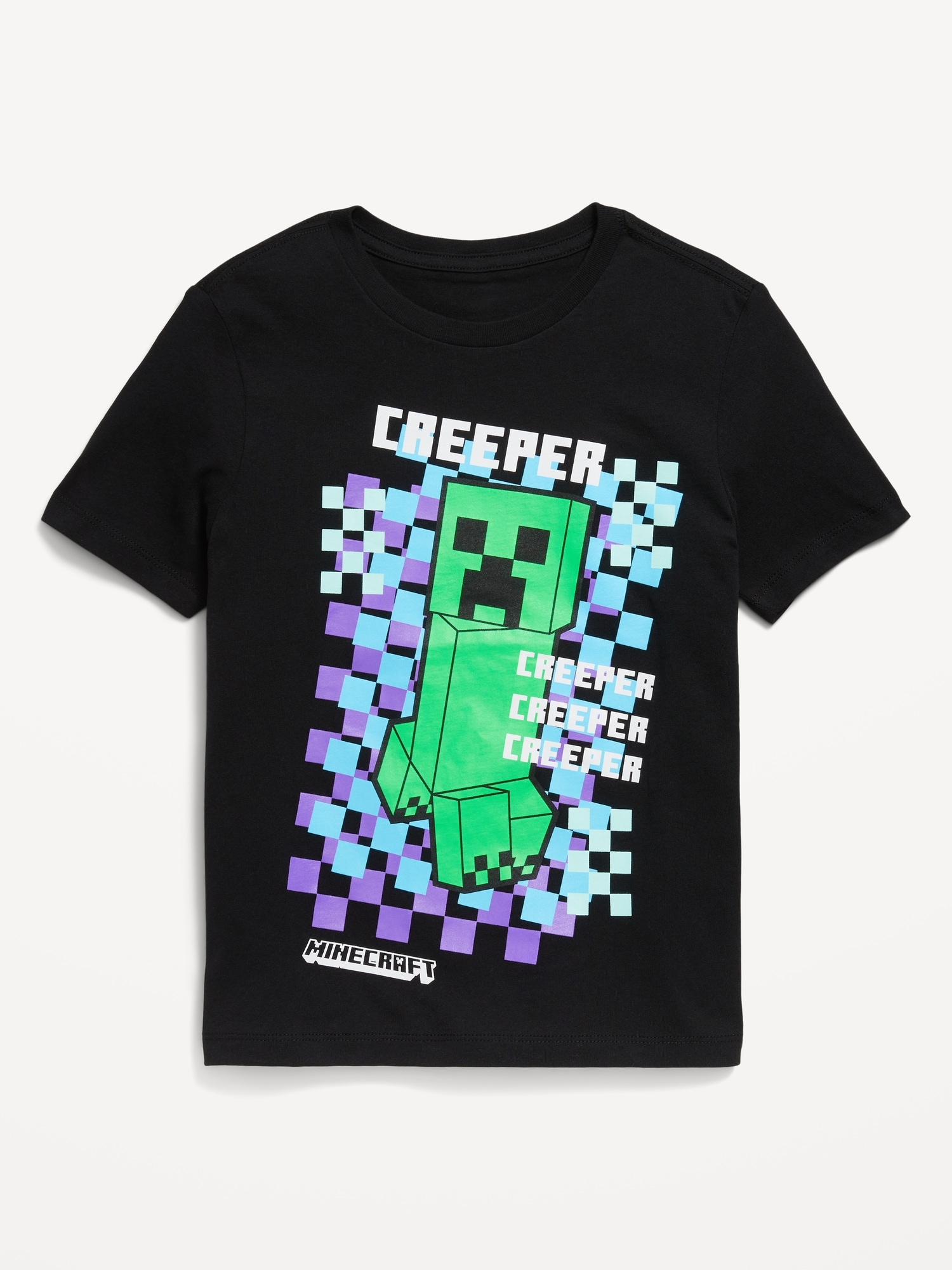 Minecraft Gender-Neutral Graphic T-Shirt for Kids