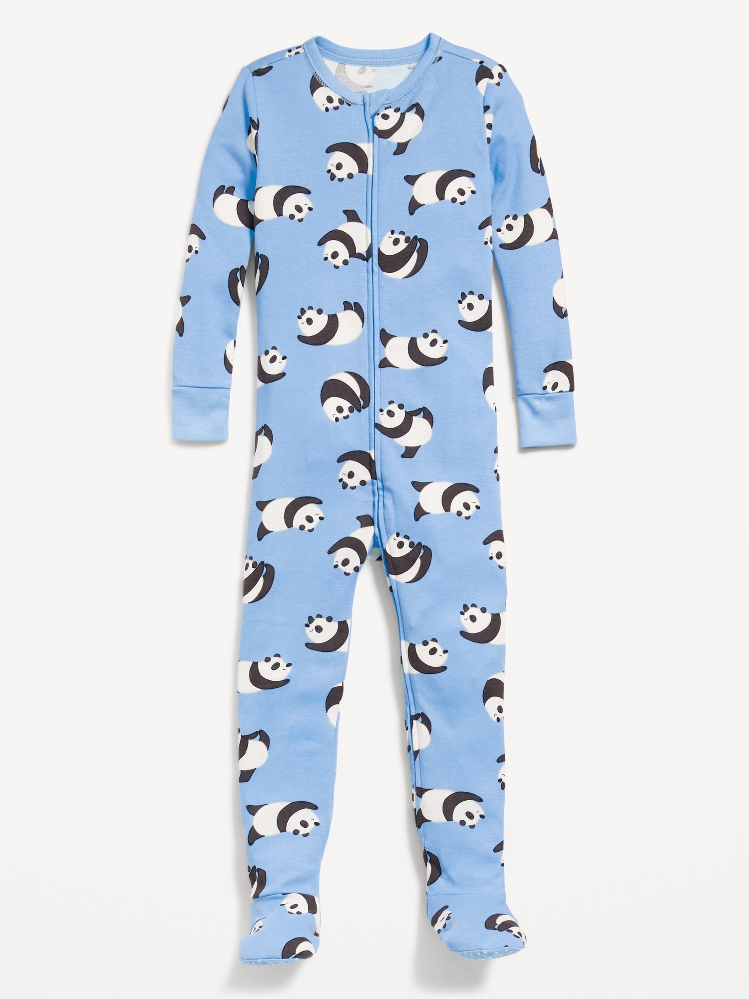 Snug-Fit Zip-Front Footed Pajama One-Piece for Toddler & Baby